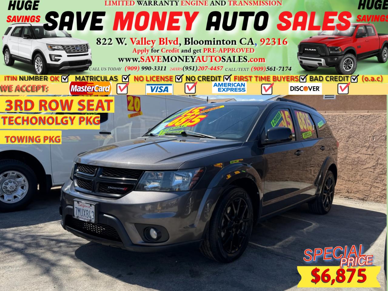 2015 Dodge Journey 3RD ROW SEAT