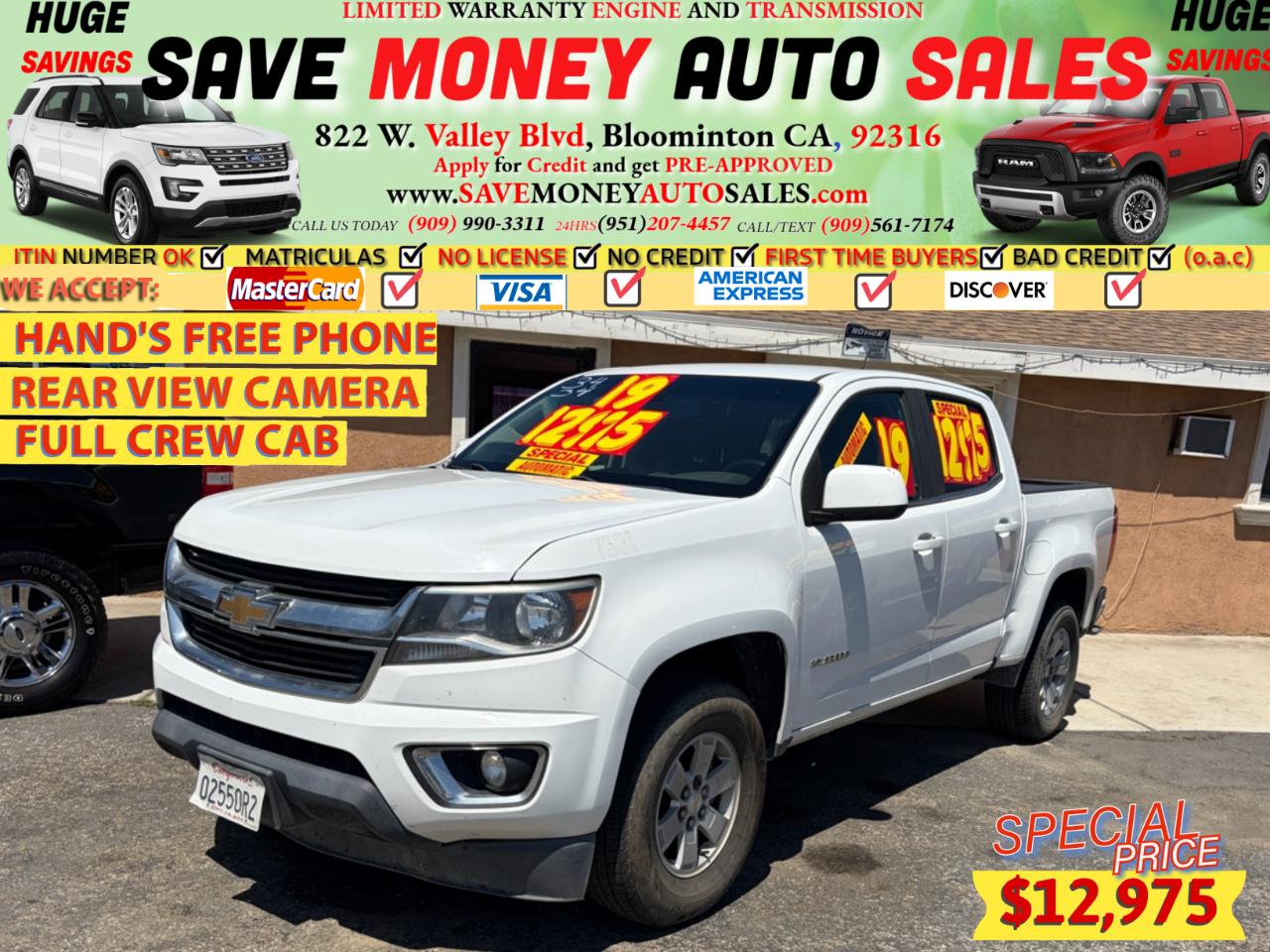 2019 Chevrolet Colorado HAND'S FREE PHONE
