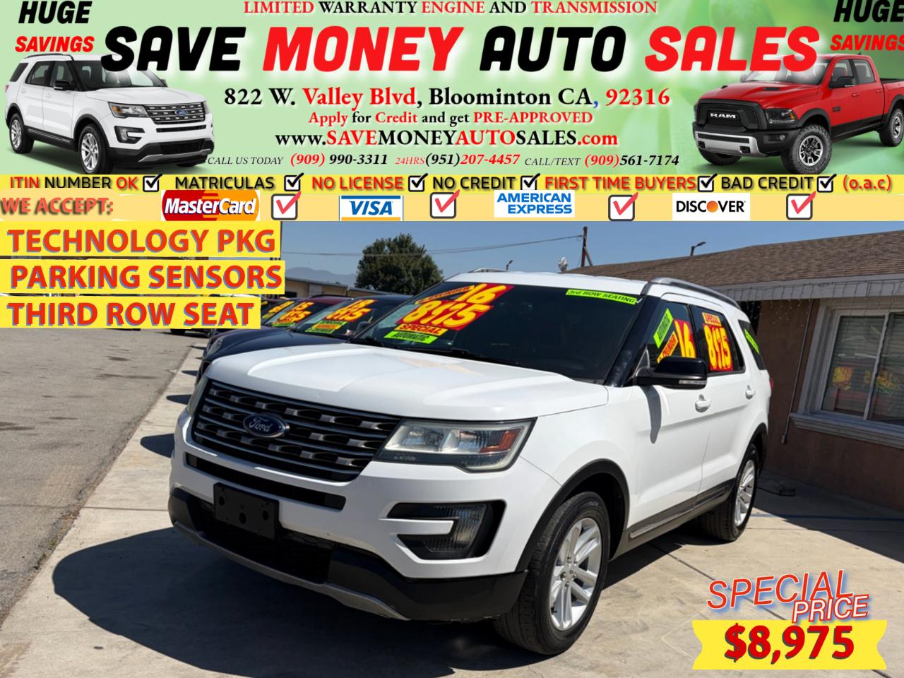 2016 Ford Explorer PARKING SENSORS
