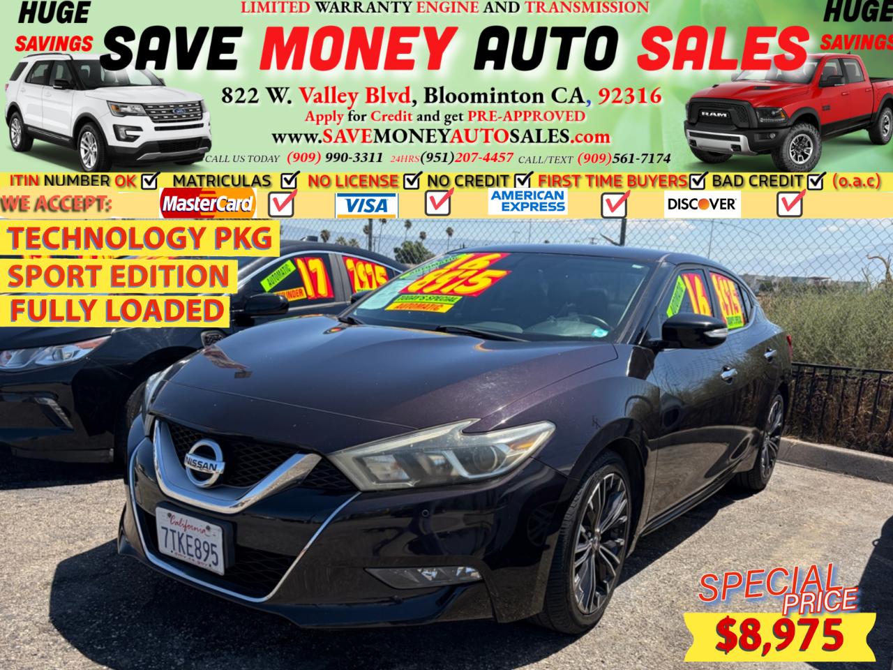 2016 Nissan Maxima SPORT EDITION