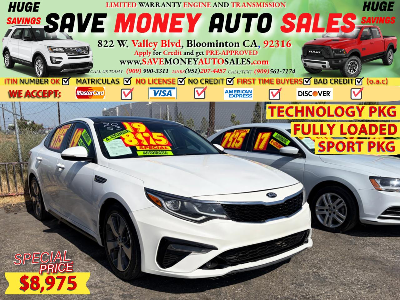 2019 Kia Optima SPORT PKG