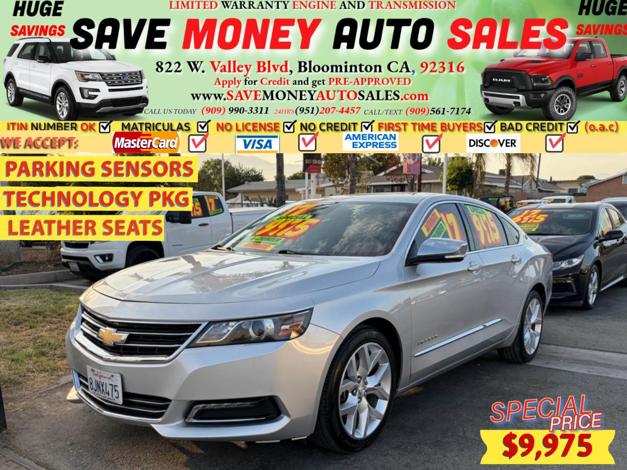 2017 Chevrolet Impala LEATHER SEATS
