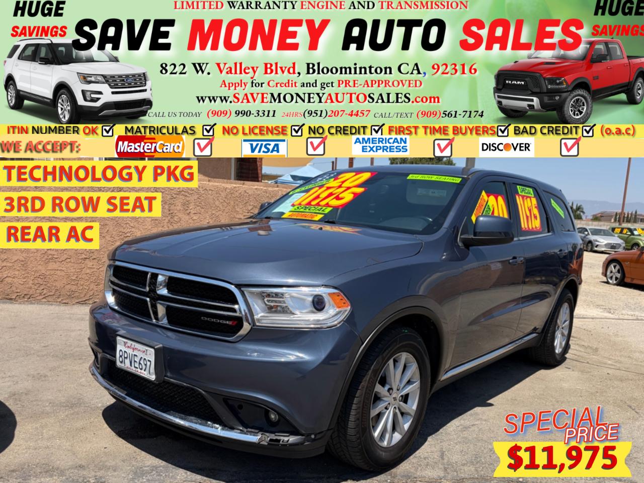 2020 Dodge Durango 3RD ROW SEAT