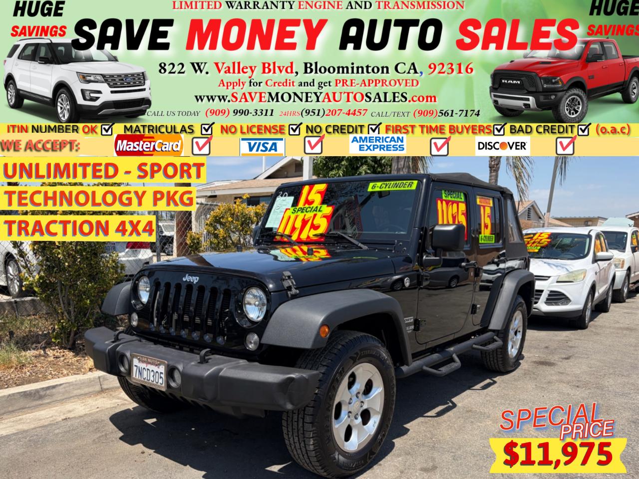 2015 Jeep Wrangler UNLIMITED-SPORT