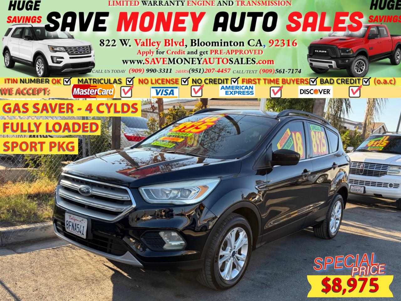 2018 Ford Escape SPORT PKG