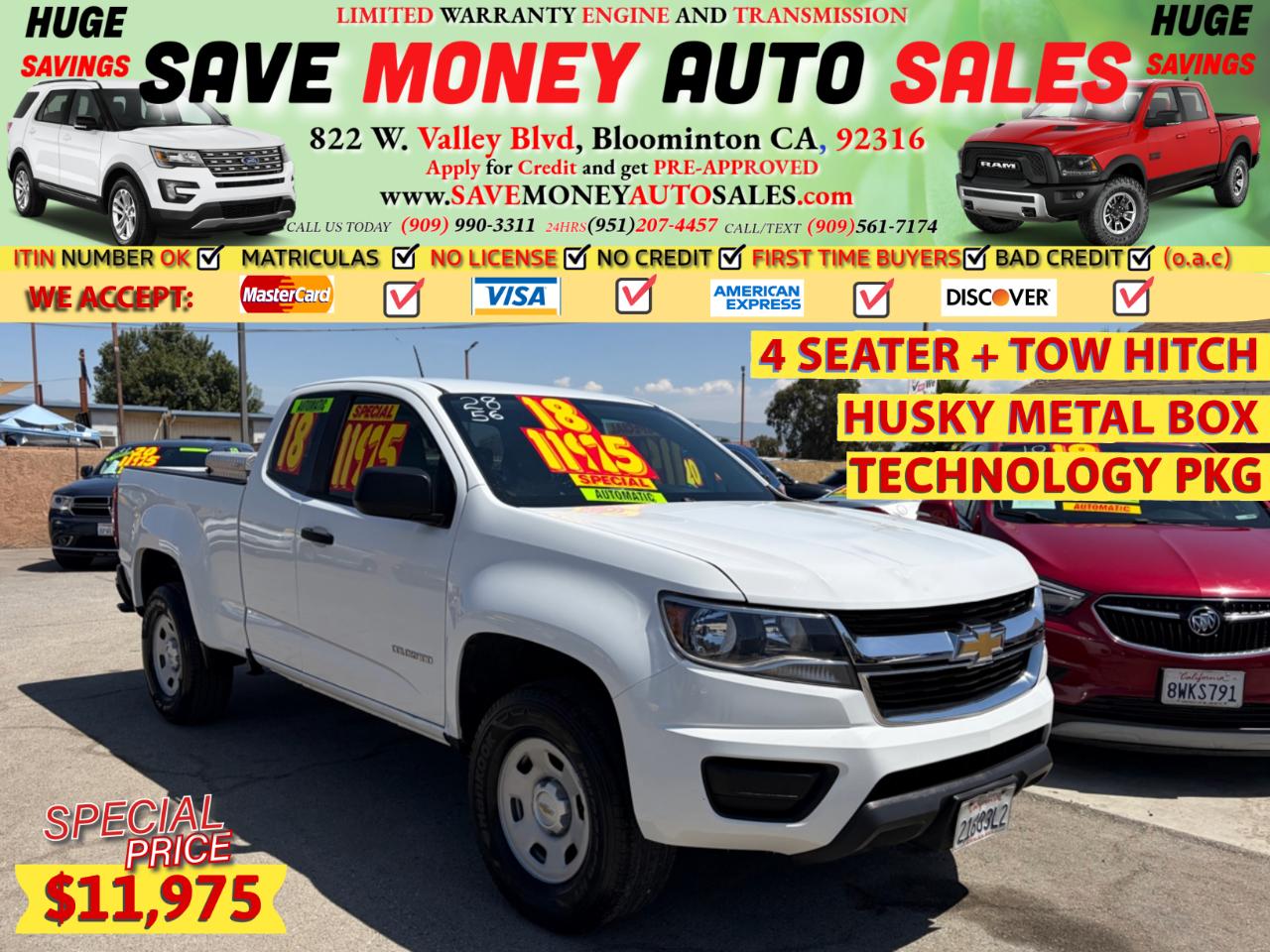 2018 Chevrolet Colorado HUSKY METAL BOX