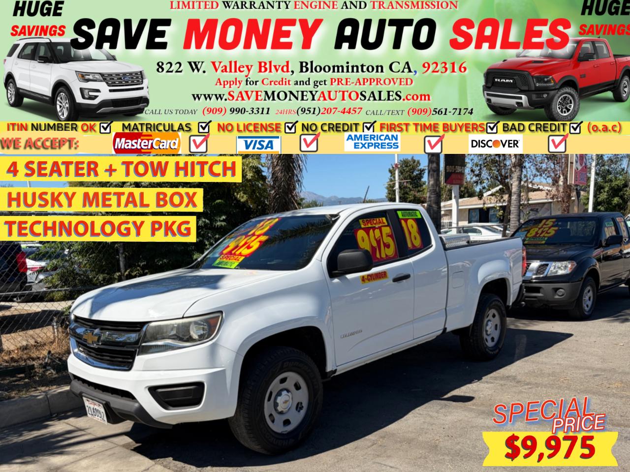 2018 Chevrolet Colorado HUSKY METAL BOX