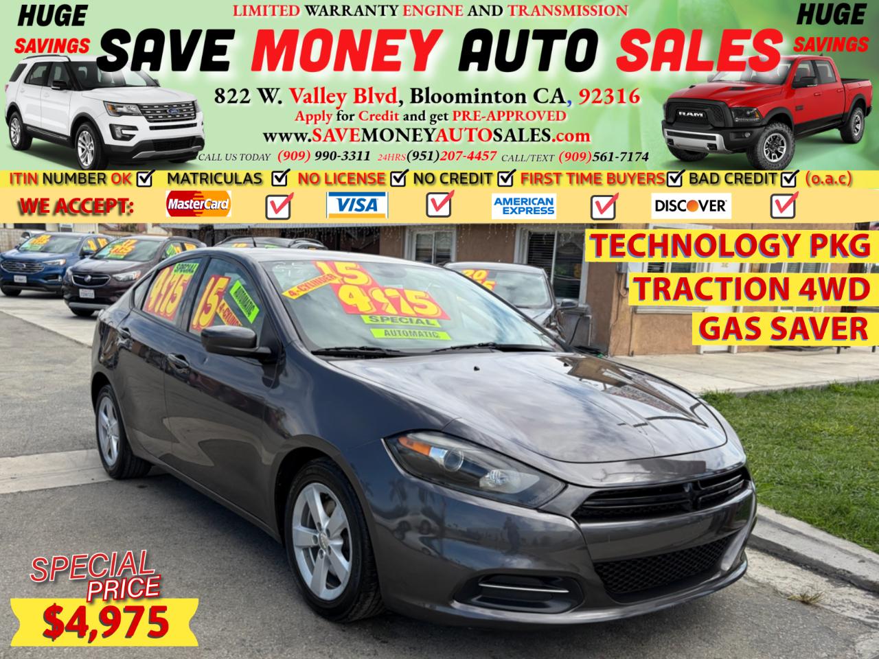 2015 Dodge DART SXT TRACTION 4WD