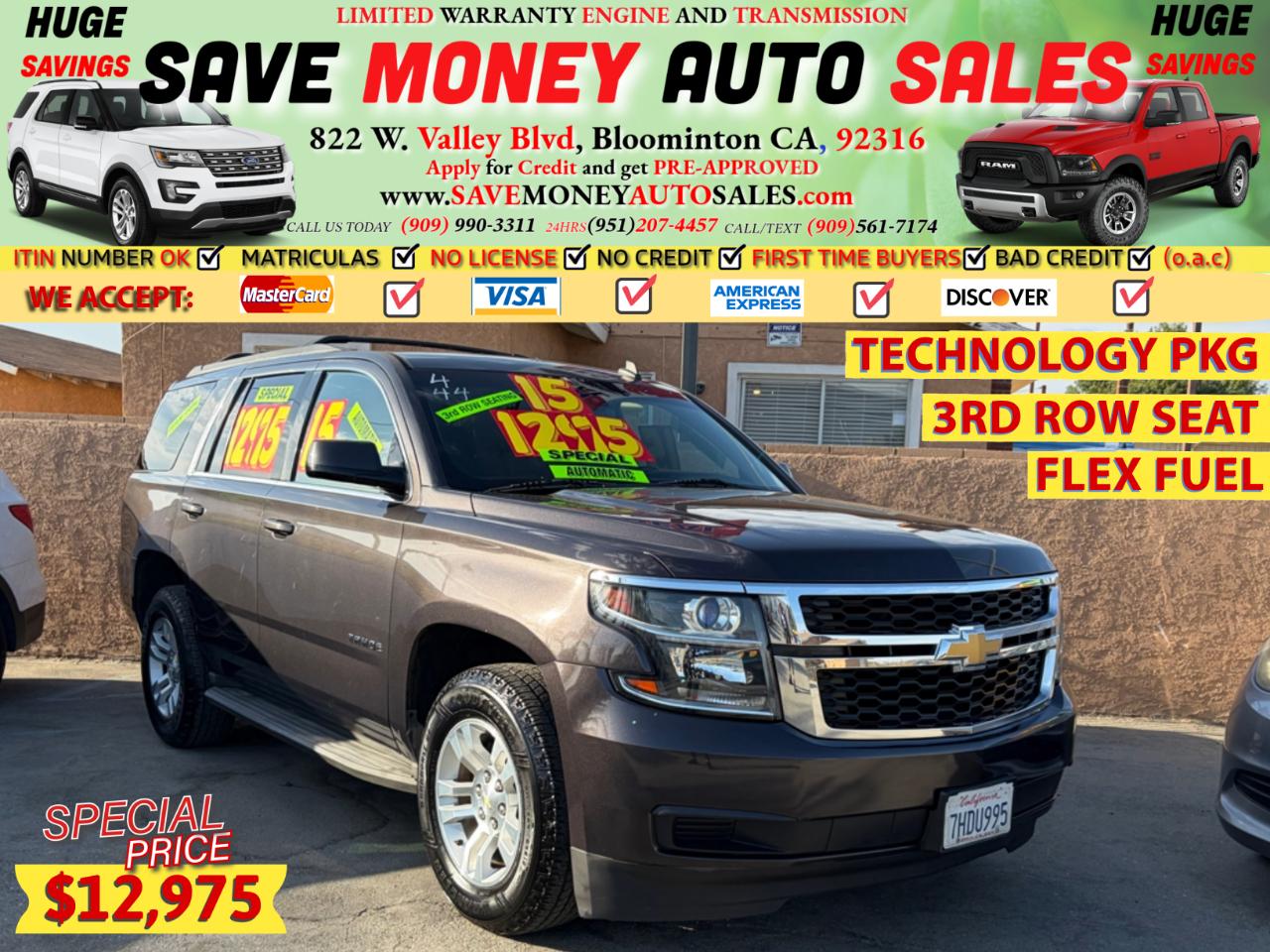 2015 Chevrolet Tahoe FLEX FUEL