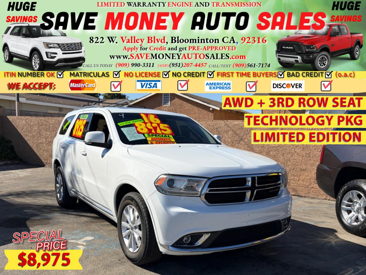 2016 Dodge Durango LIMITED EDITION