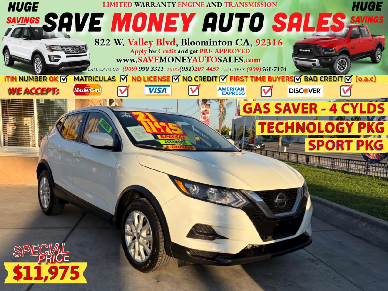 2021 Nissan Rogue GAS SAVER-4 CYLDS
