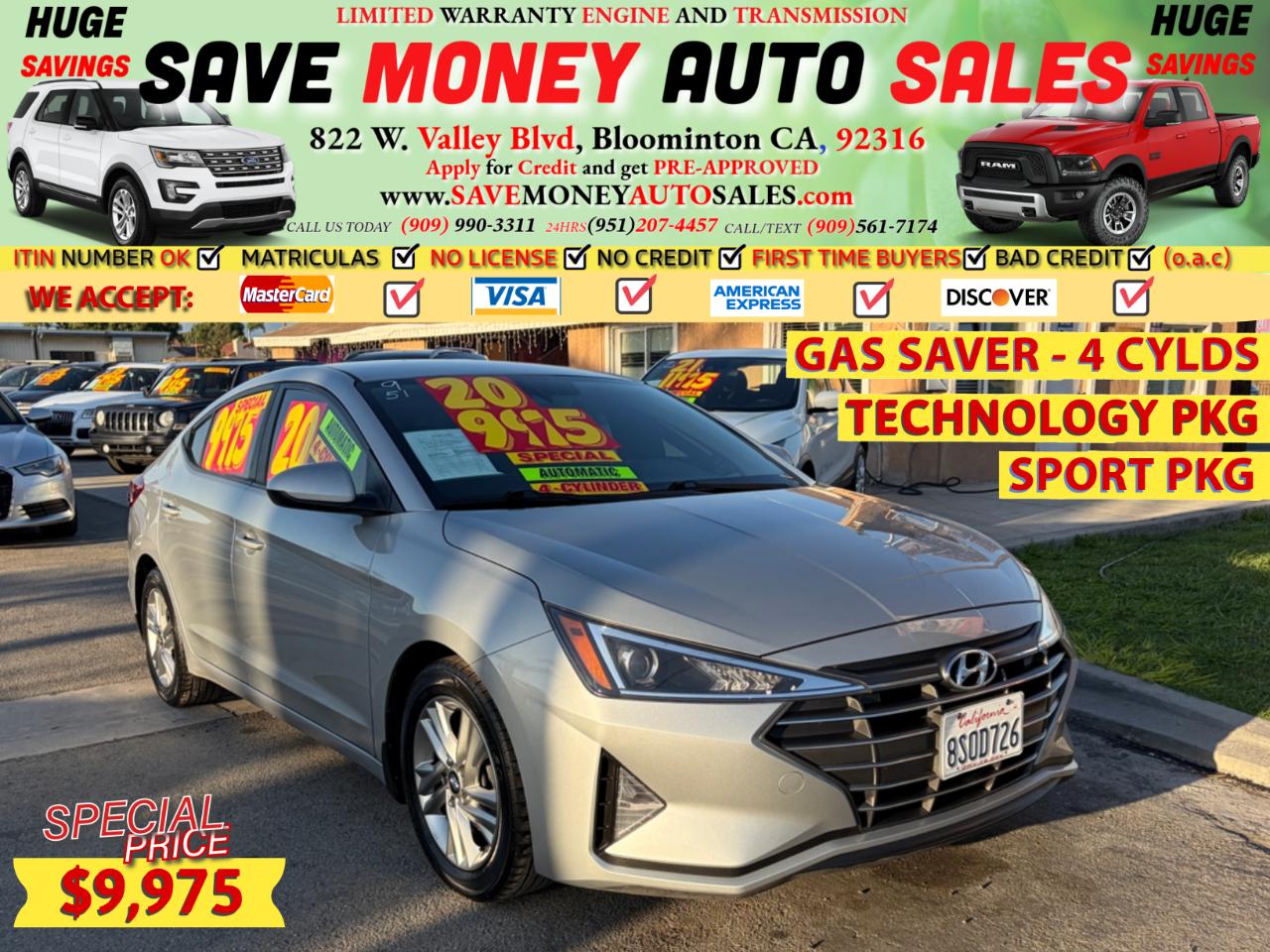 2020 Hyundai Elantra SPORT PKG
