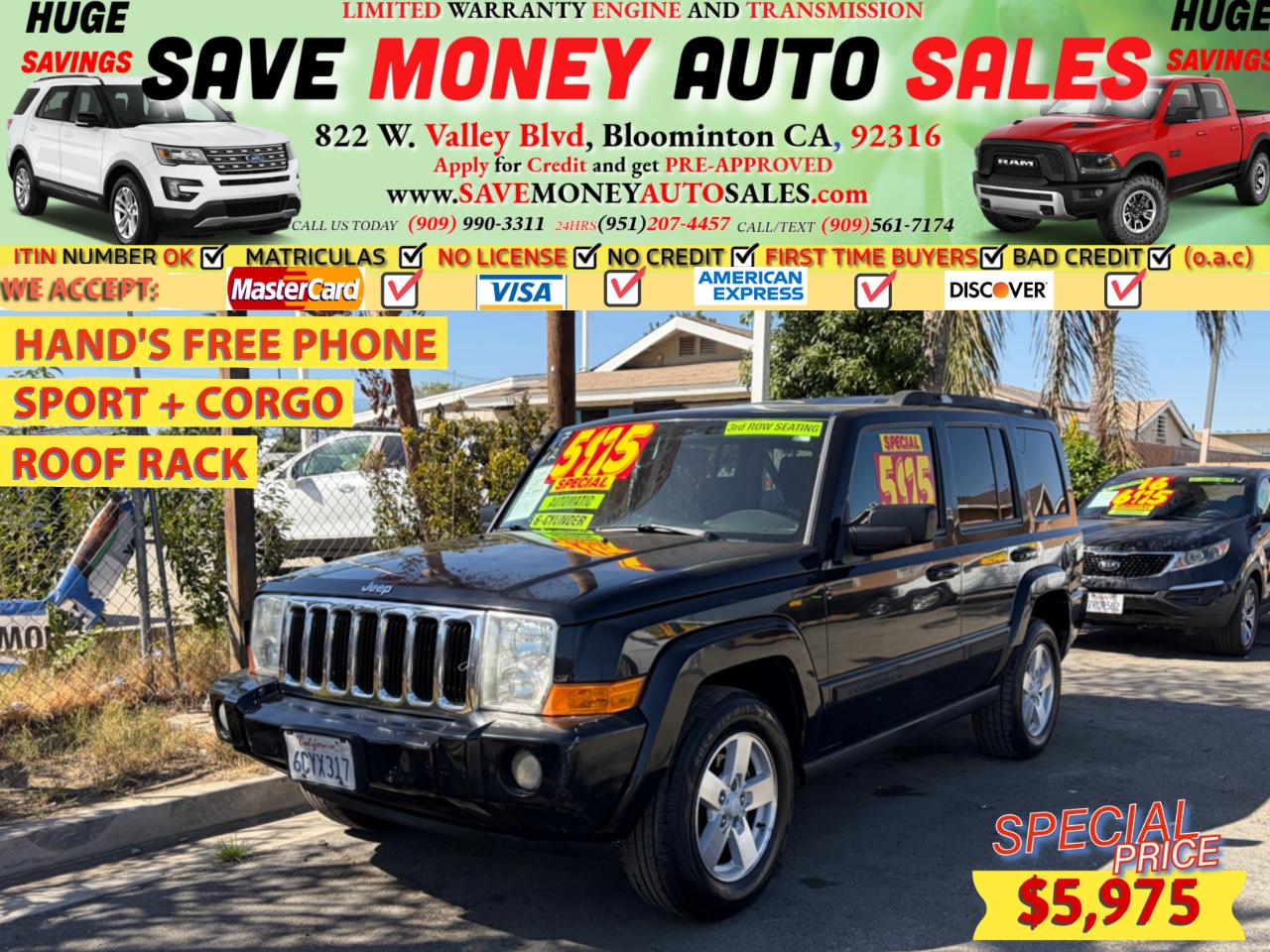 2008 Jeep Commander SPORT + CARGO