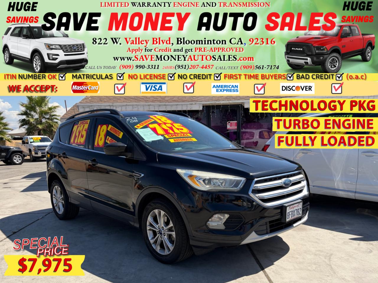 2016 Ford ESCAPE SEL TURBO ENGINE