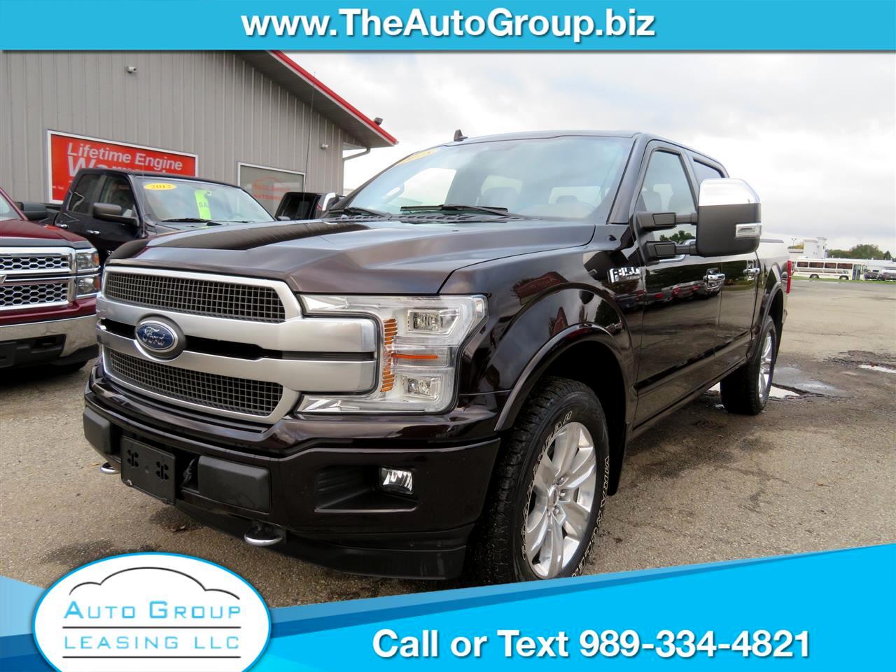 Used 2018 Ford F 150 Platinum Supercrew 55 Ft Bed 4wd For