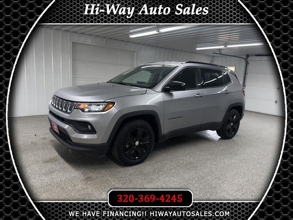Silver 2022 Jeep Compass SUV / Crossover Front-Wheel Drive Automatic