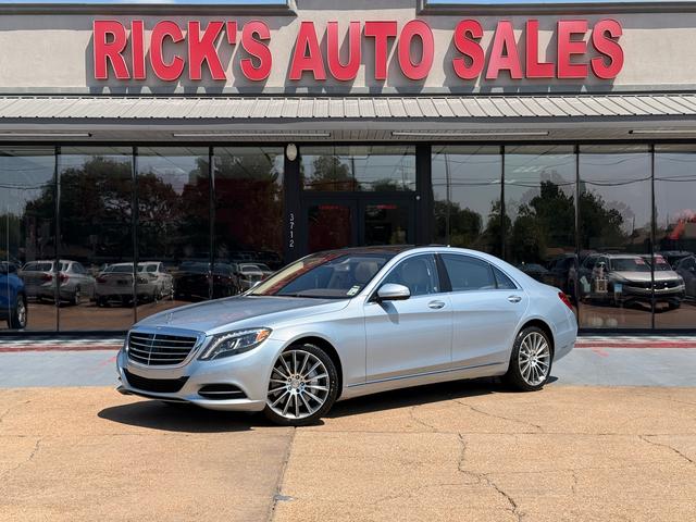 Blue 2016 Mercedes-Benz S-Class Sedan Rear-Wheel Drive Automatic