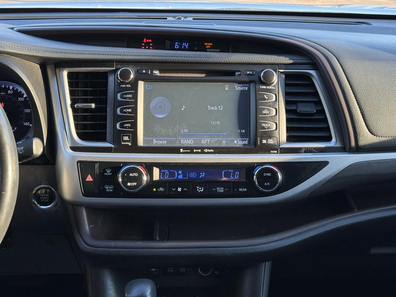 Toyota Highlander Limited Platinum FWD V6 2017
