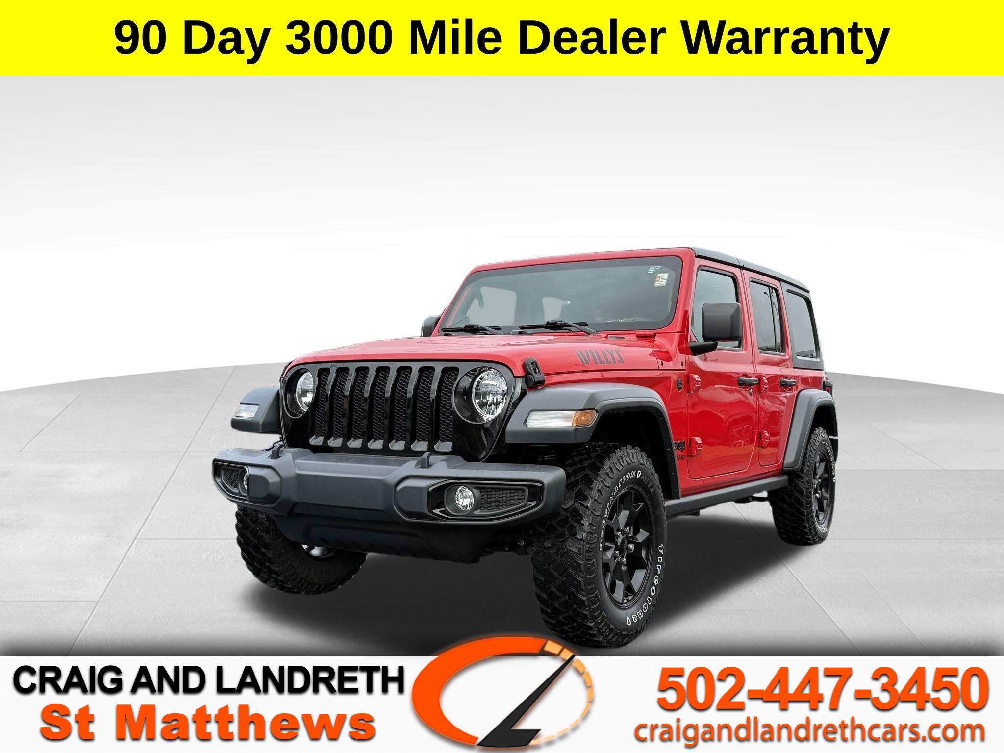 2020 Jeep Wrangler Unlimited Willys