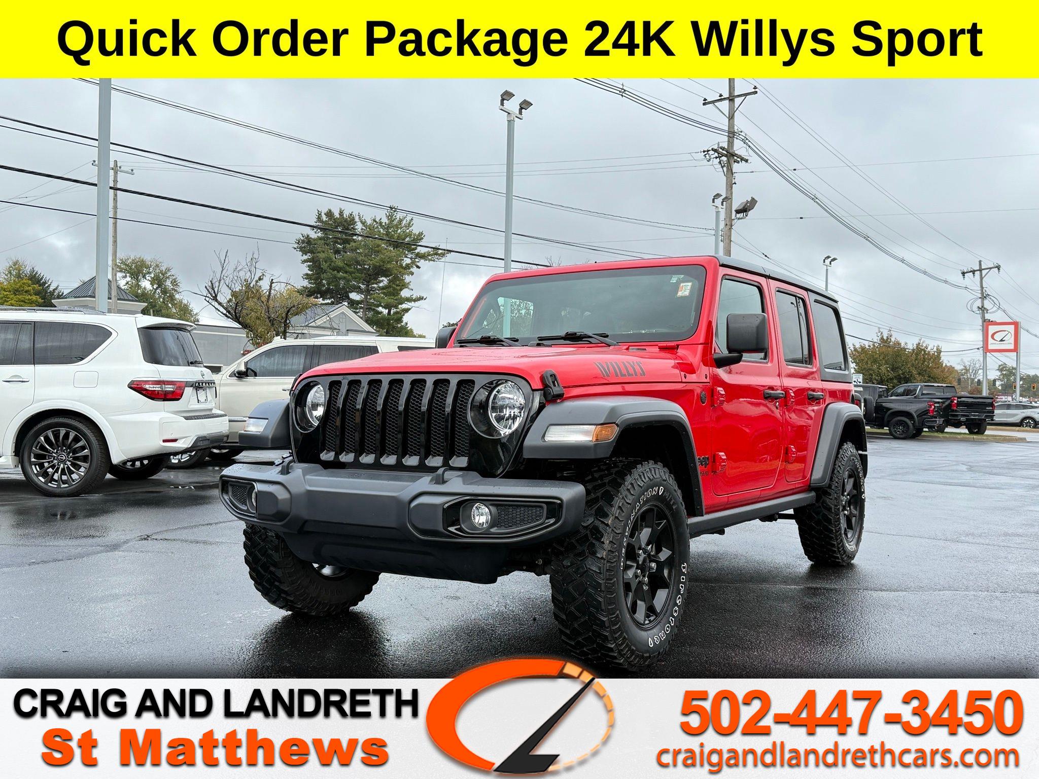 2020 Jeep Wrangler Unlimited Willys