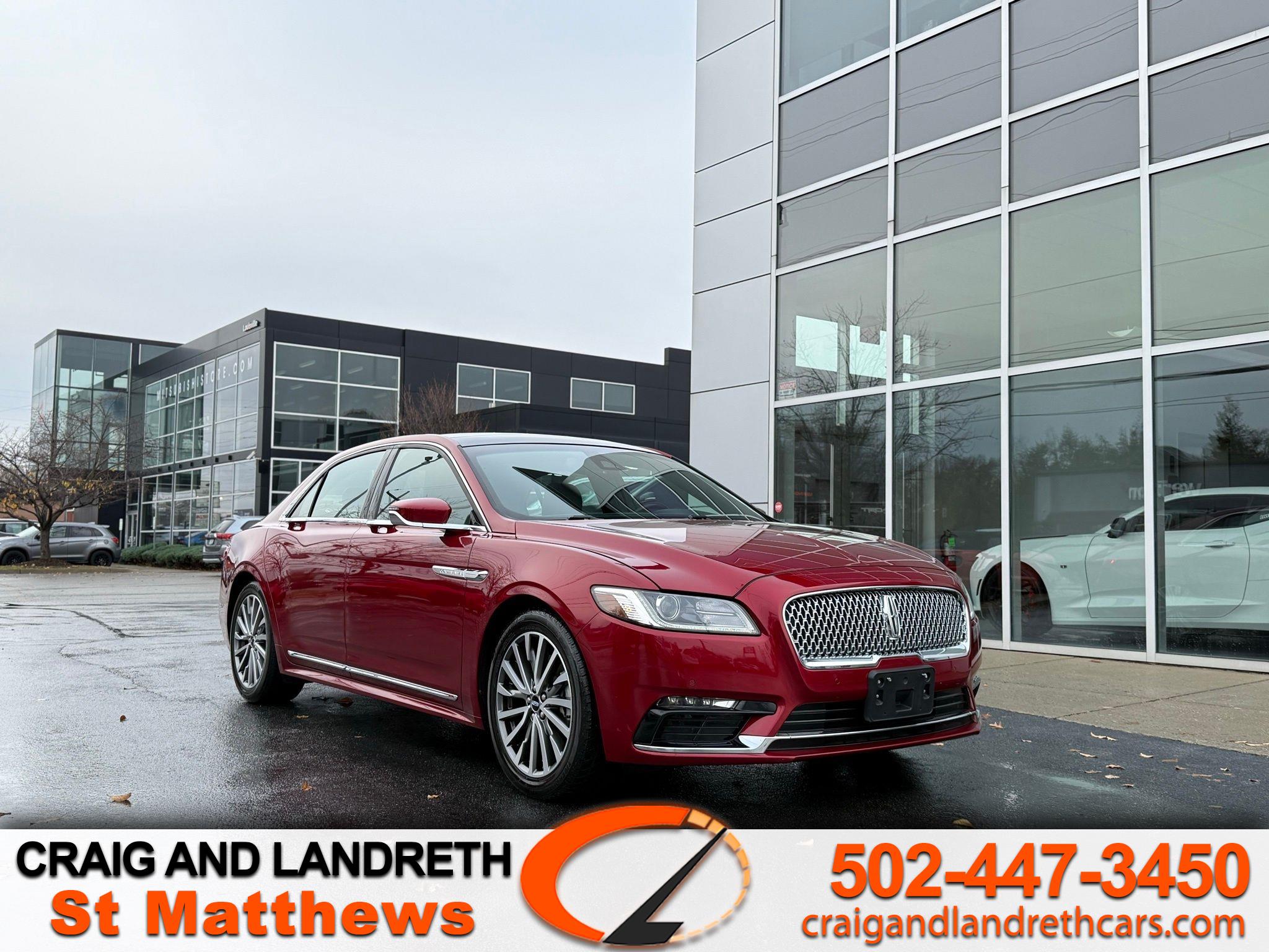 2017 Lincoln Continental Select