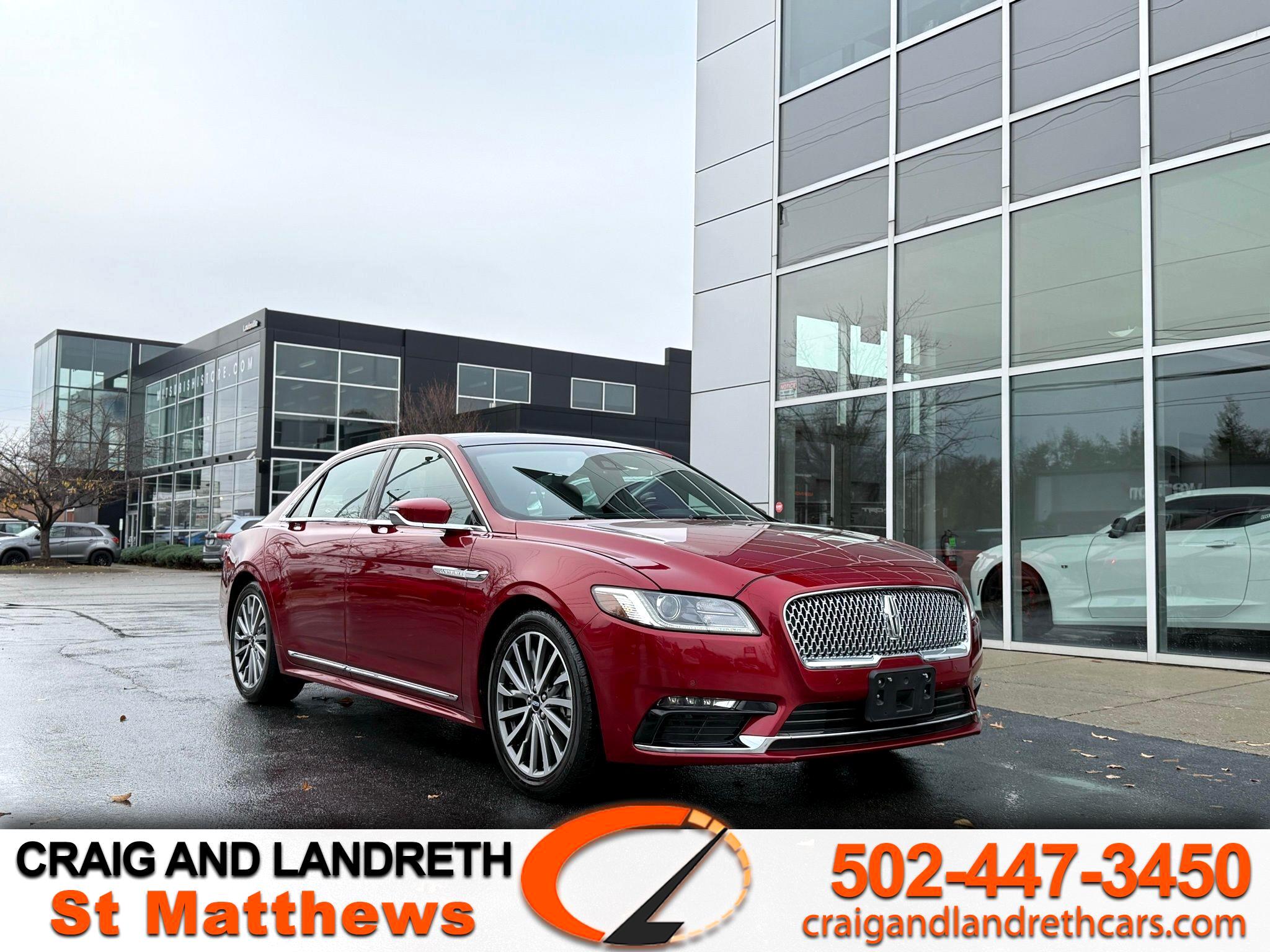 2017 Lincoln Continental Select