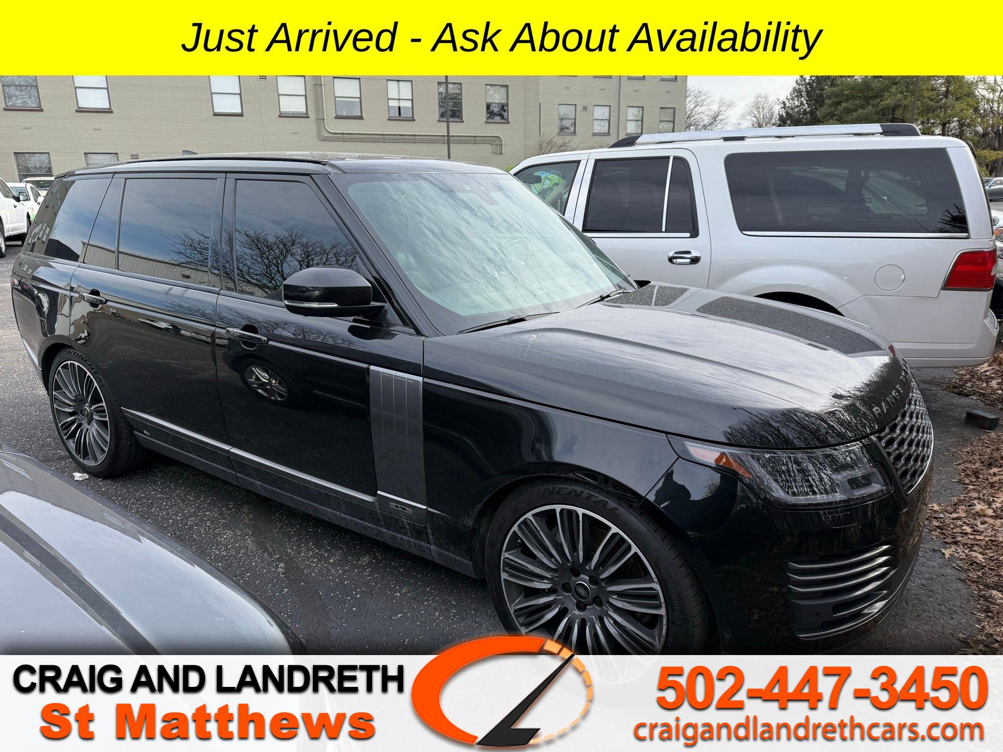 2019 Land Rover Range Rover 5.0L V8 Supercharged Autobiography