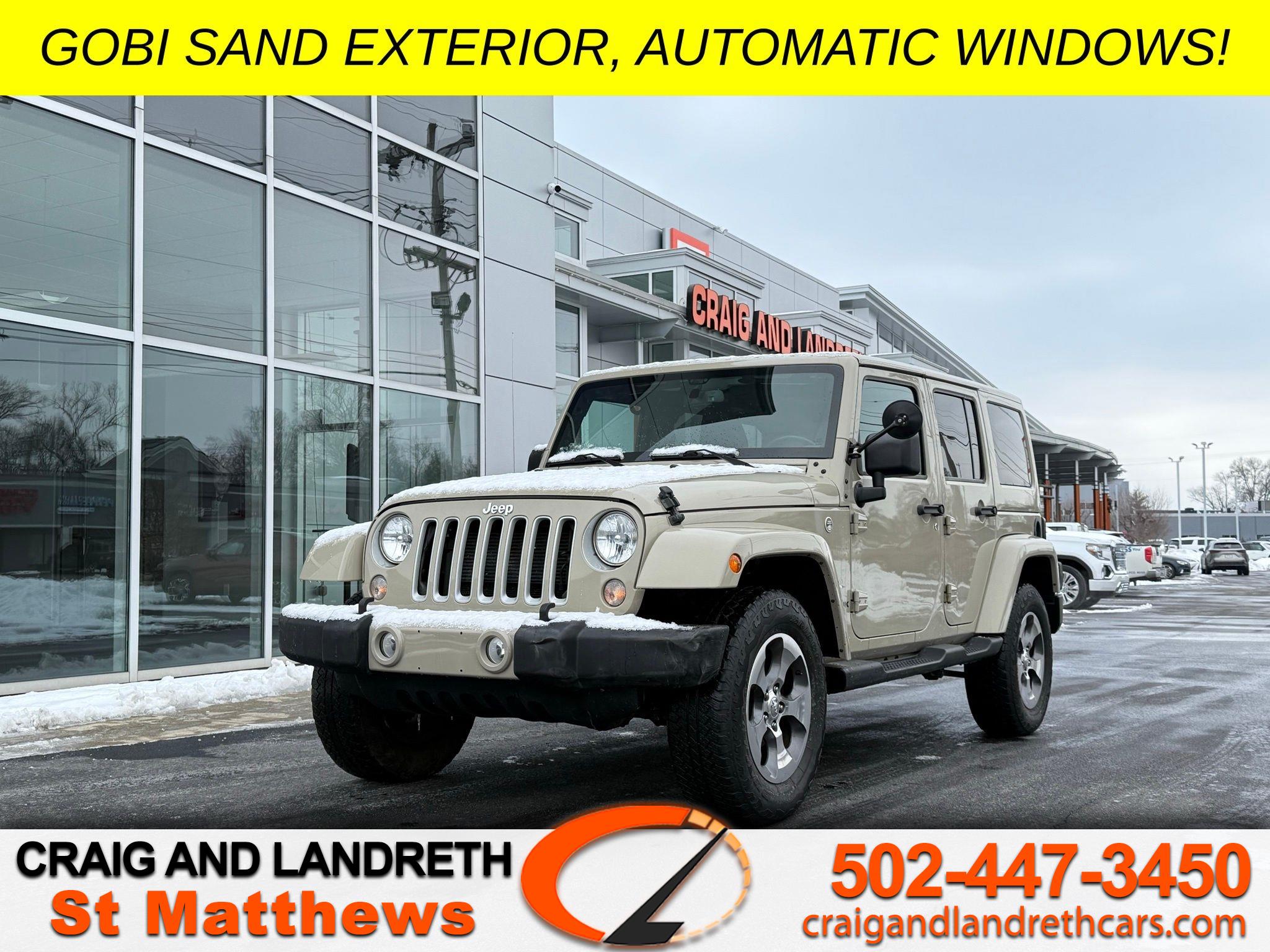 2018 Jeep Wrangler JK Unlimited Sahara