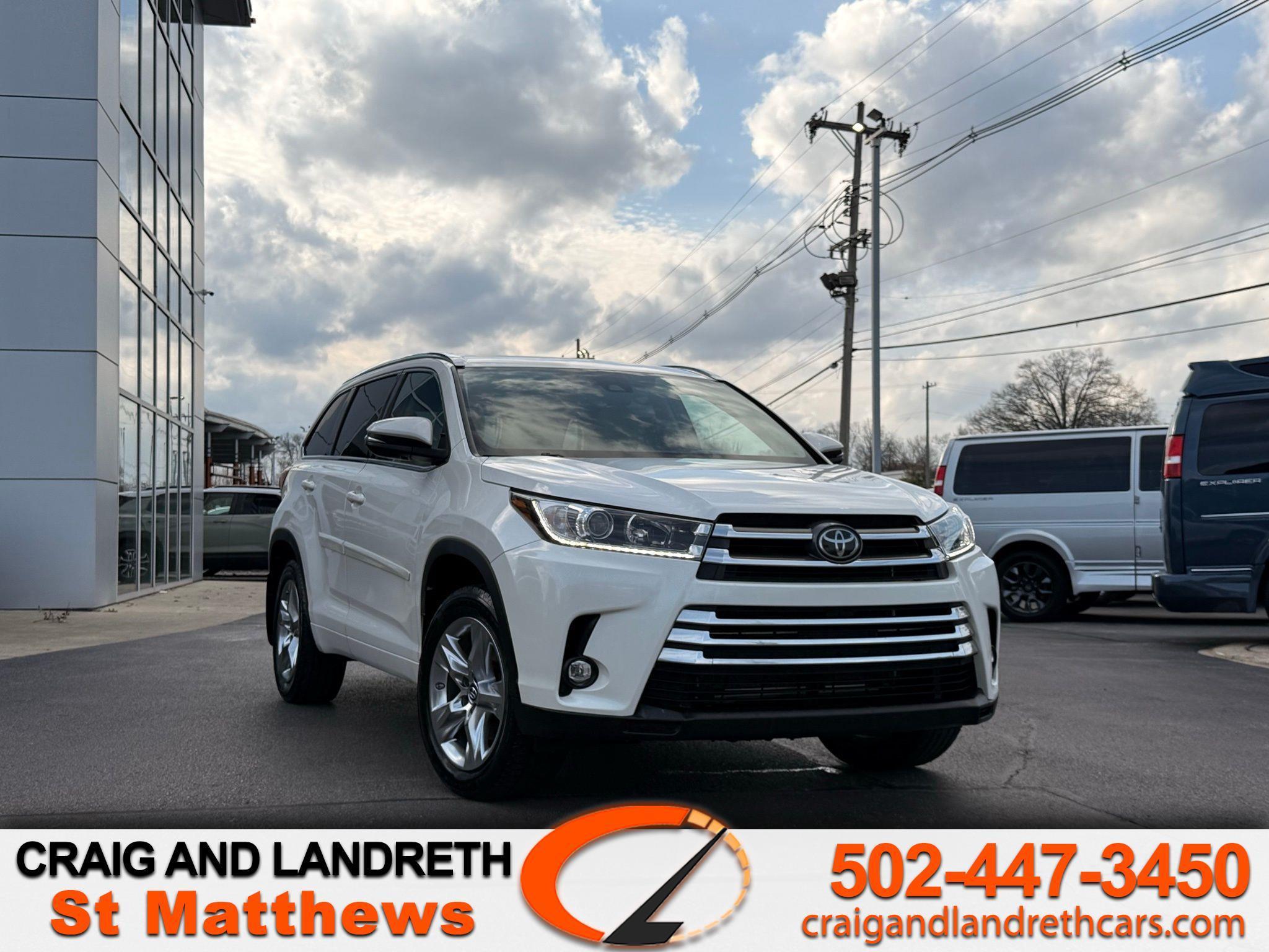 2019 Toyota Highlander Limited Platinum
