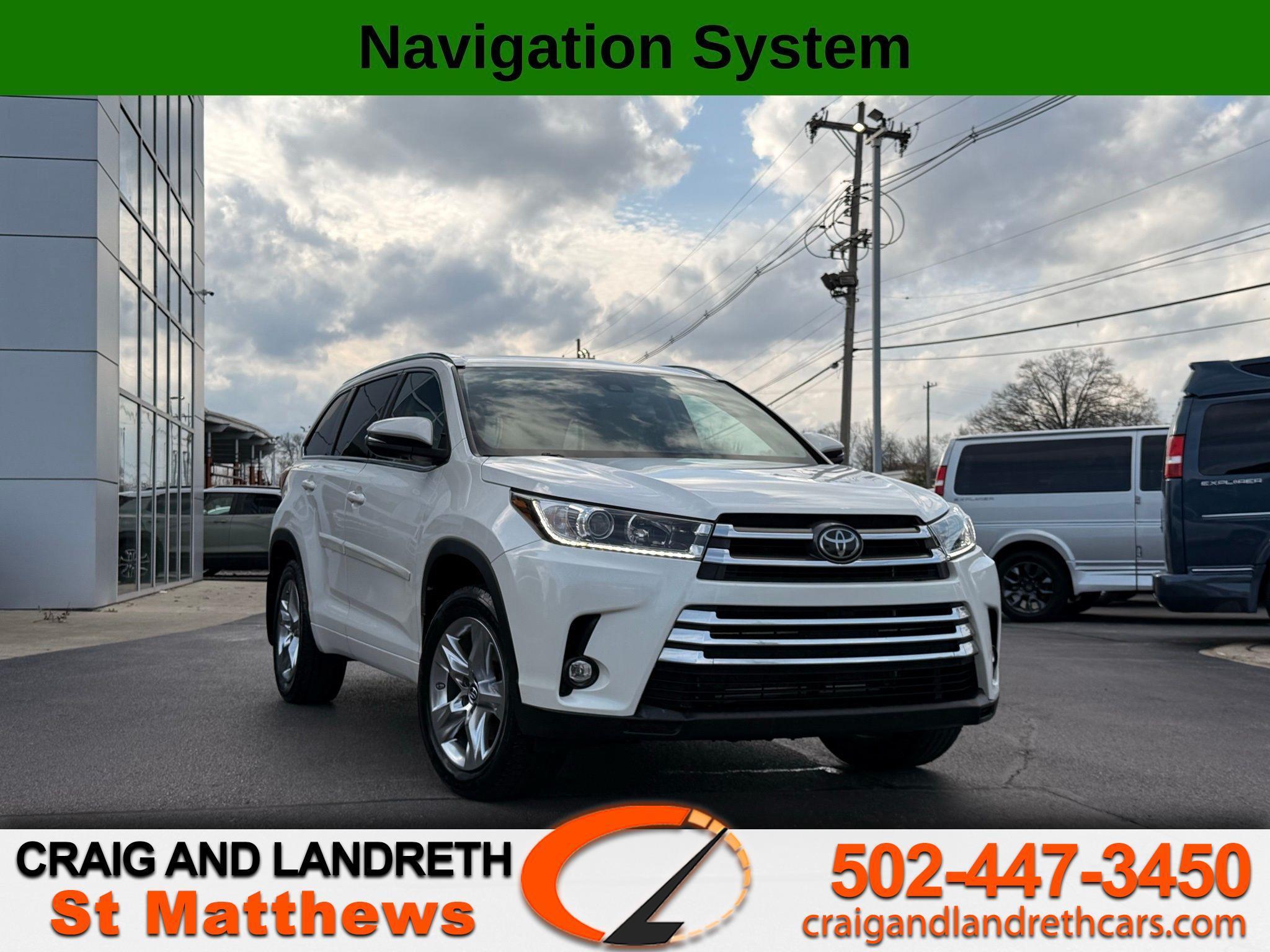 2019 Toyota Highlander Limited Platinum