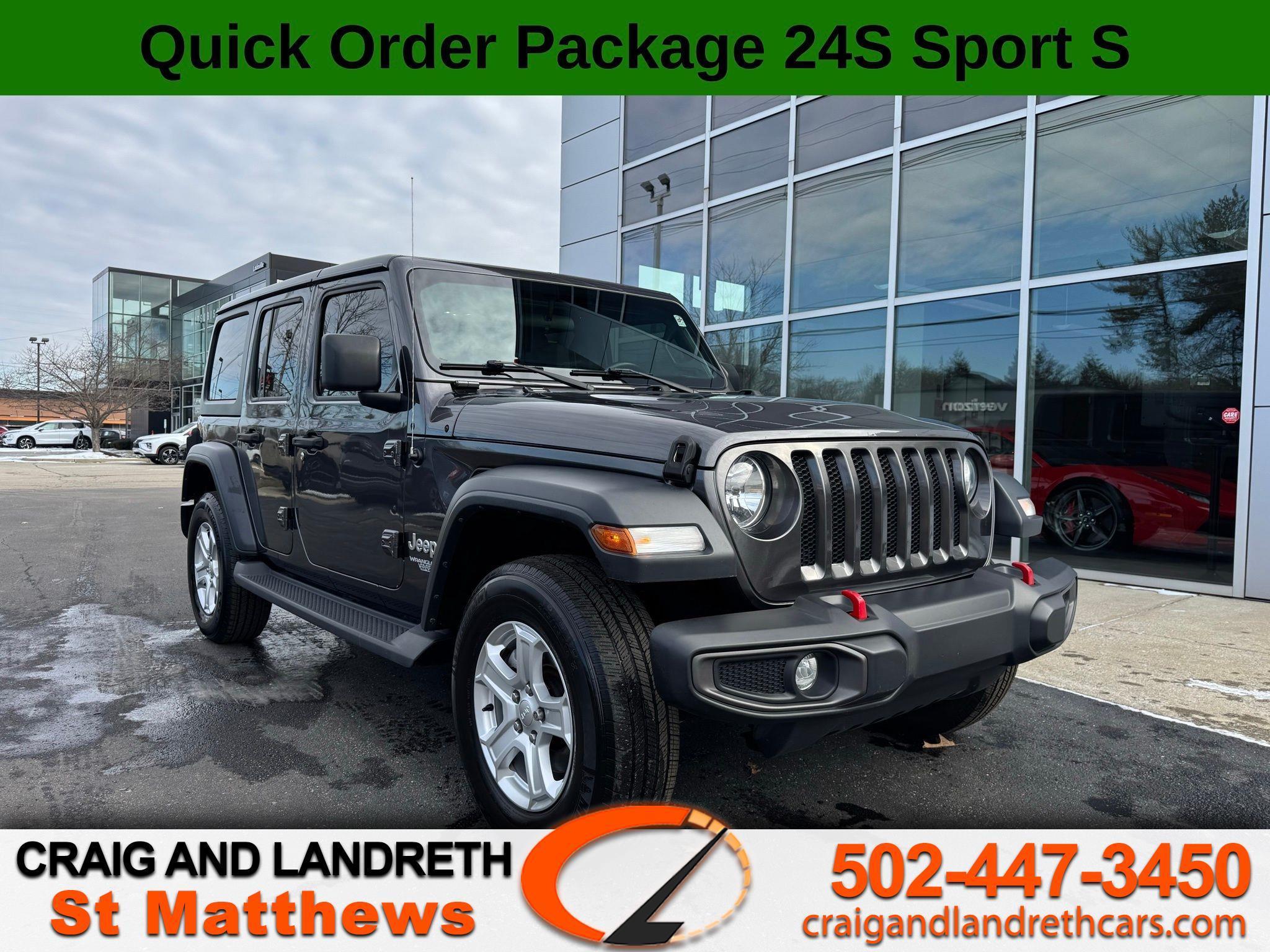 2019 Jeep Wrangler Unlimited Sport S