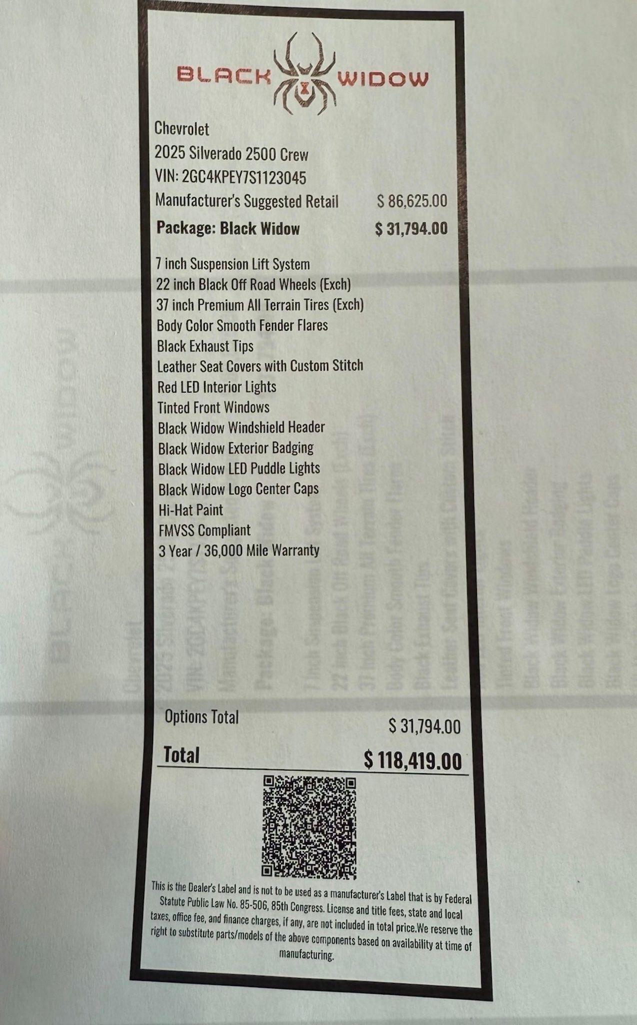 Chevrolet Silverado 2500HD  2025