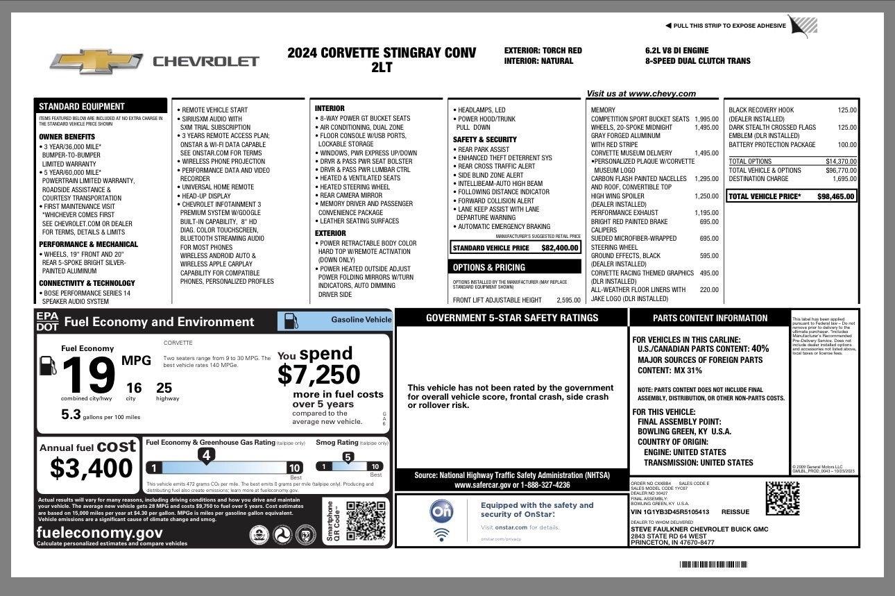 Chevrolet Corvette  2024