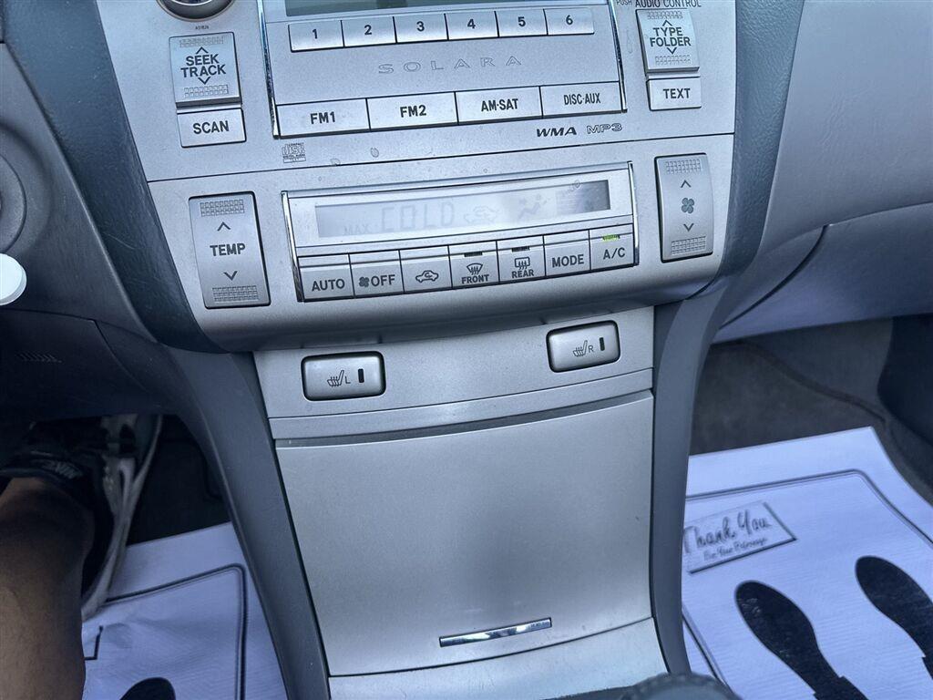 Toyota Camry Solara SLE Convertible 2008