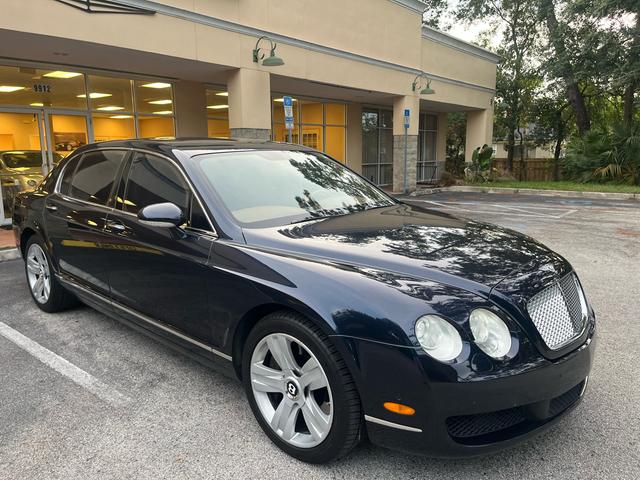 Blue 2007 Bentley Continental Flying Spur Sedan All-Wheel Drive Automatic