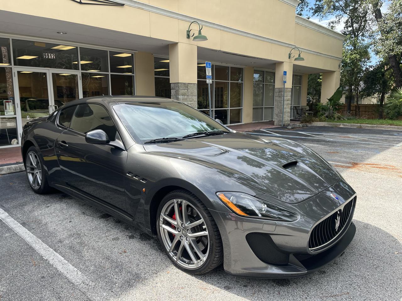 Gray 2014 Maserati GranTurismo Coupe Rear-Wheel Drive Automatic