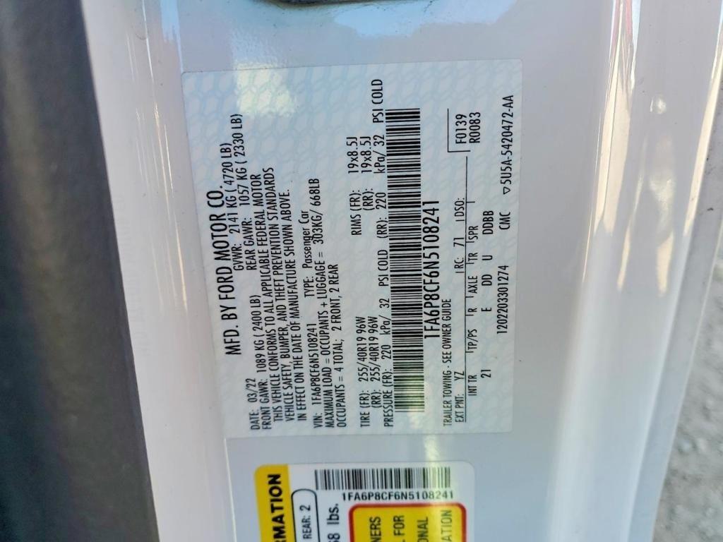 Ford Mustang GT Coupe 2022