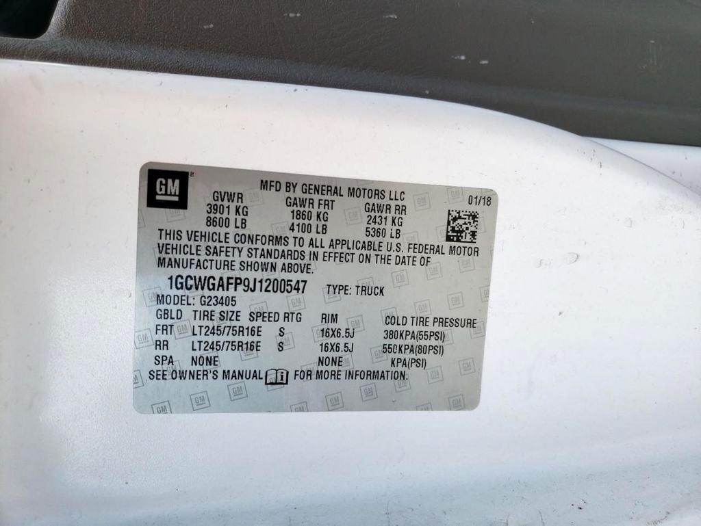 Chevrolet Express 2500 Cargo 2018