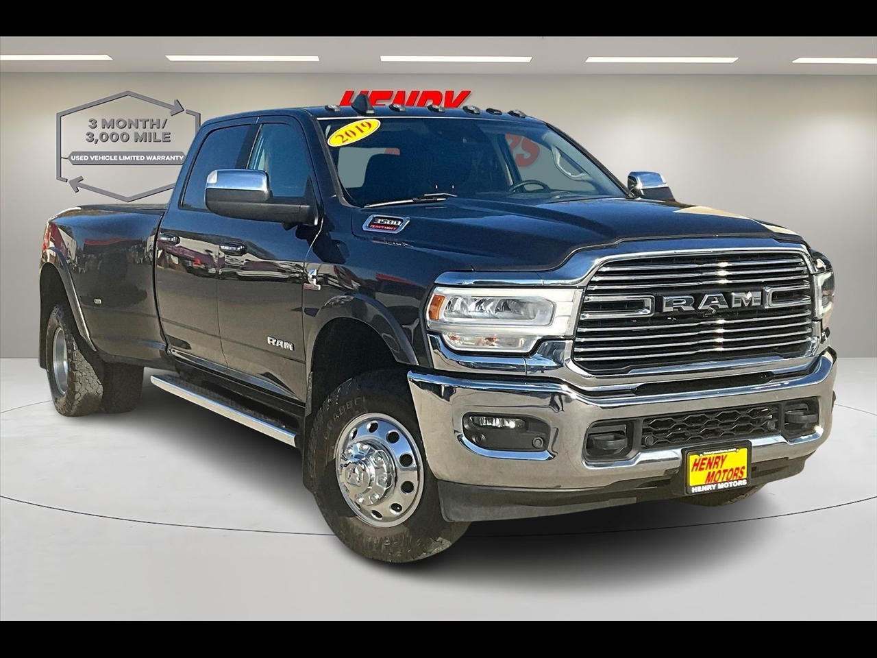 2019 RAM 3500 Laramie 4x4 Crew Cab 8' Box