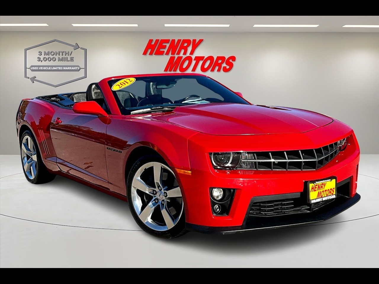 2012 Chevrolet Camaro 2dr Conv 2SS