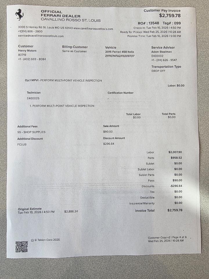 Ferrari 458 Italia  2015