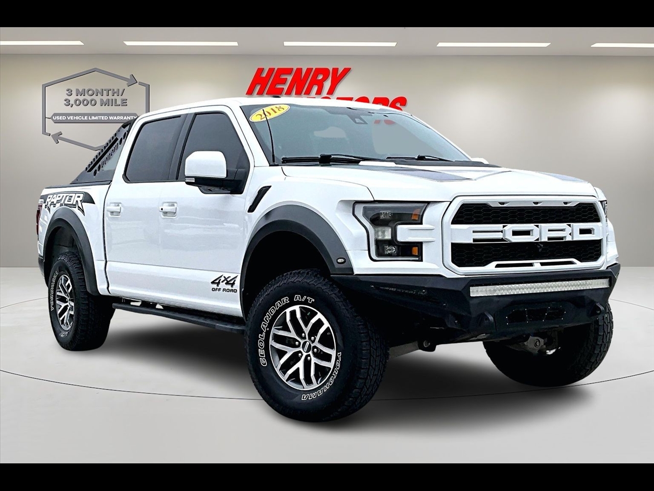 2018 Ford F-150 Raptor 4WD SuperCrew 5.5' Box