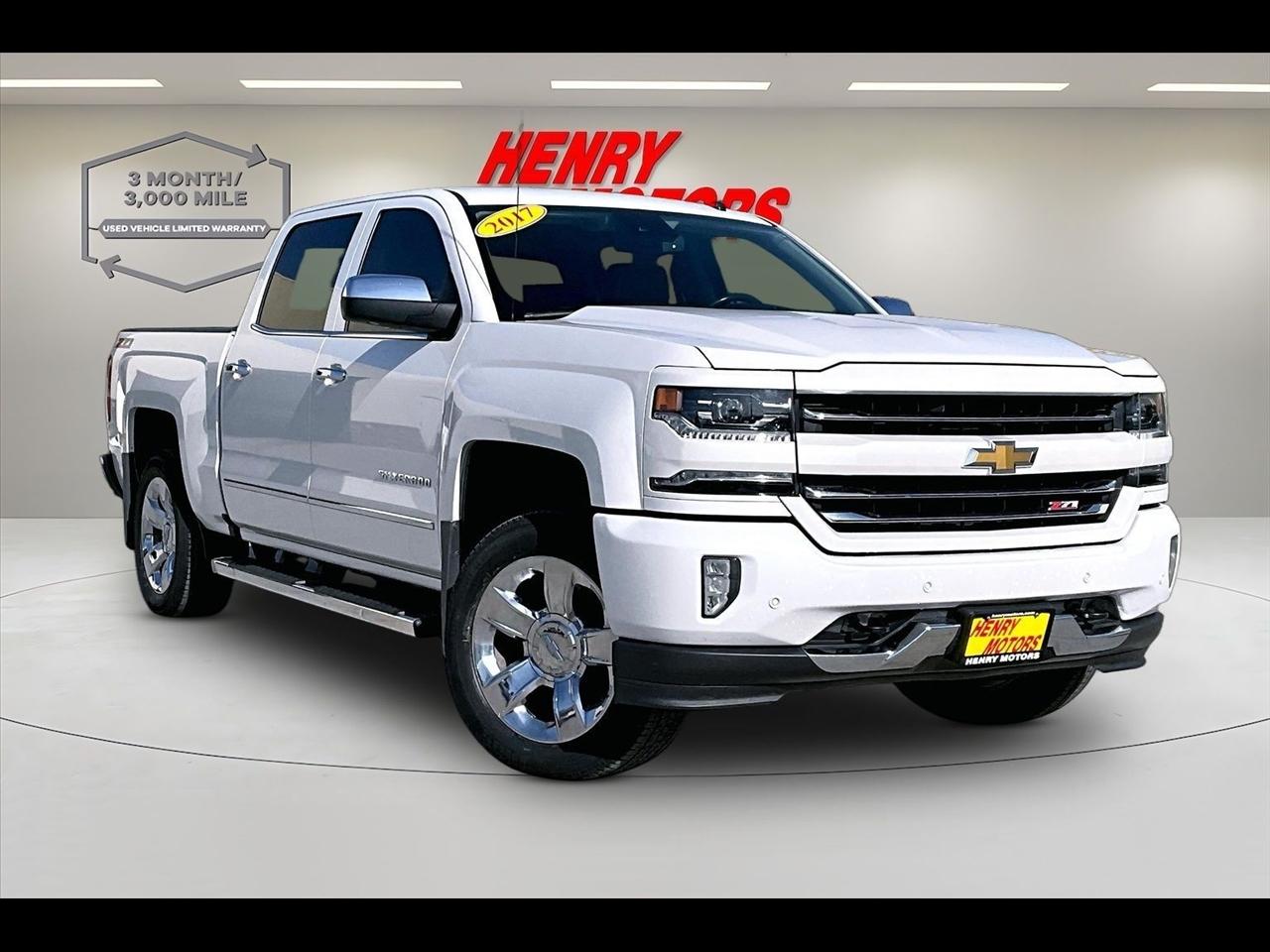 2017 Chevrolet Silverado 1500 4WD Crew Cab 143.5" LTZ w/2LZ