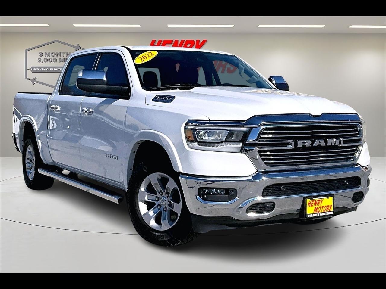 2022 RAM 1500 Laramie 4x4 Crew Cab 5'7" Box