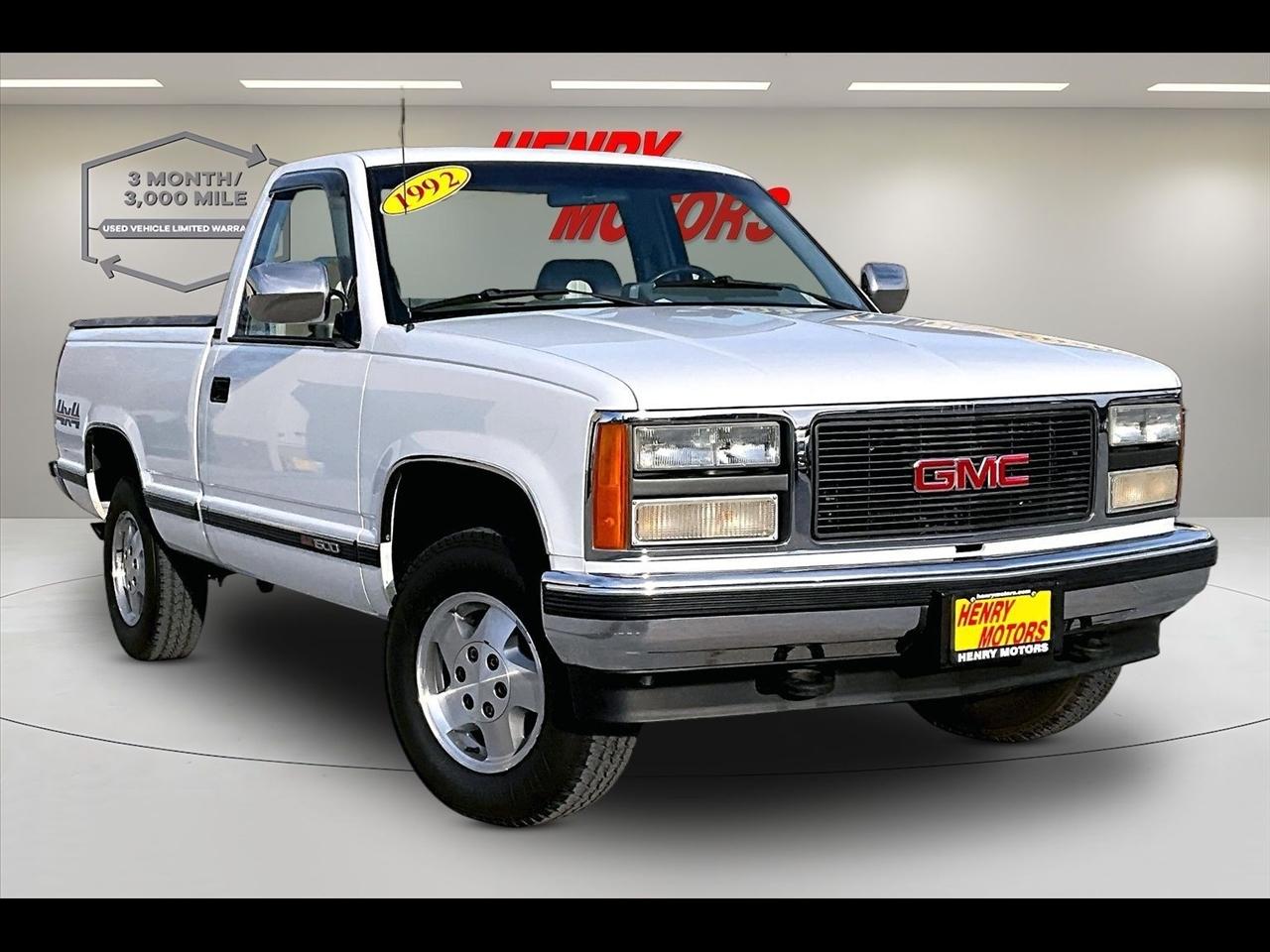 1992 GMC Sierra 1500 Reg Cab 117.5" WB 4WD