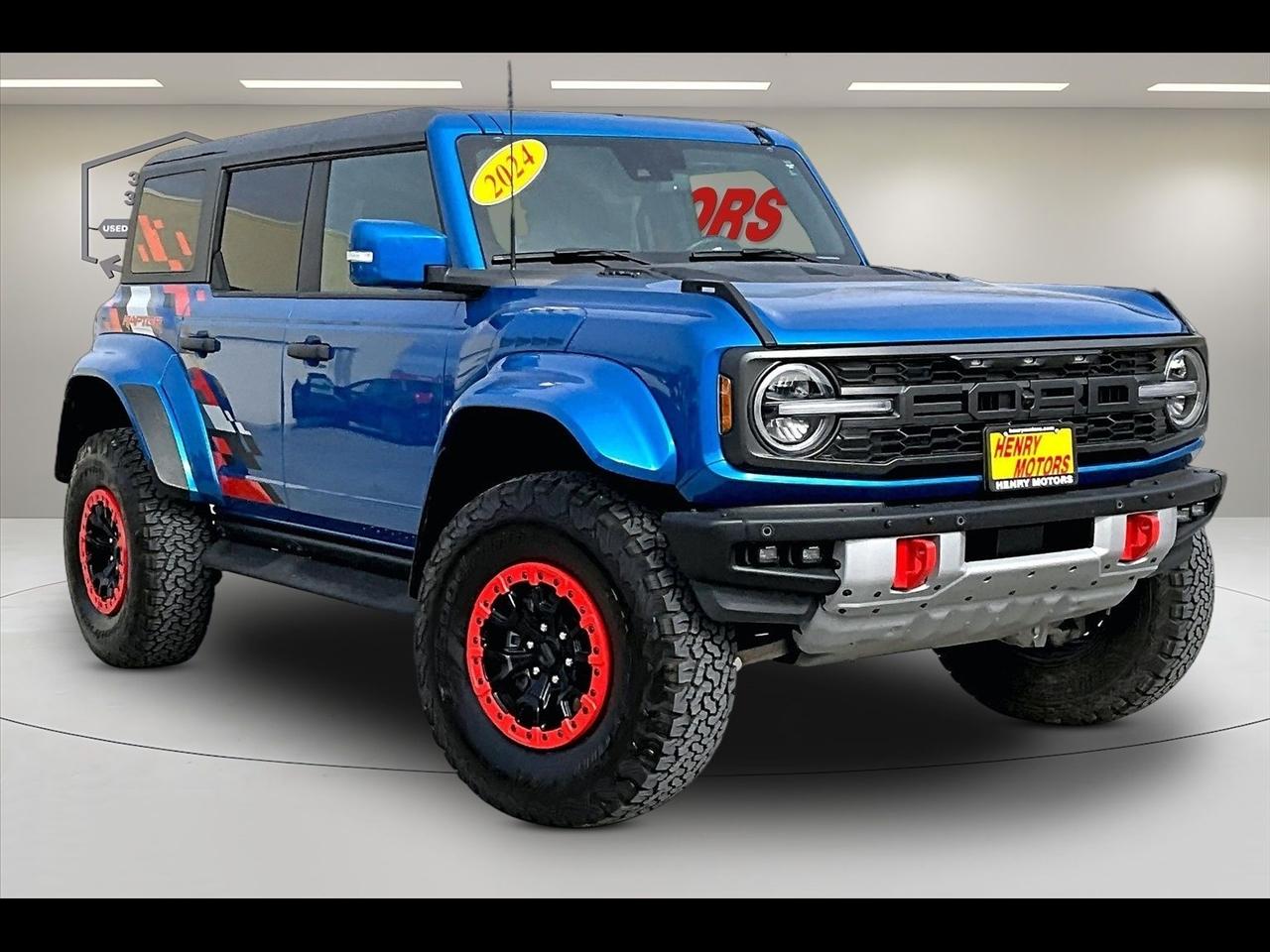 2024 Ford Bronco Raptor 4 Door Advanced 4x4