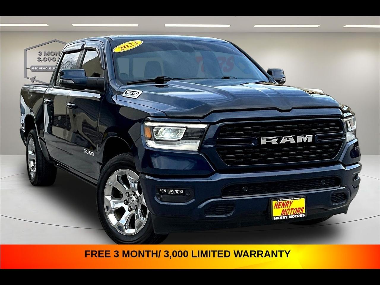 2023 RAM 1500 Big Horn 4x4 Crew Cab 5'7" Box