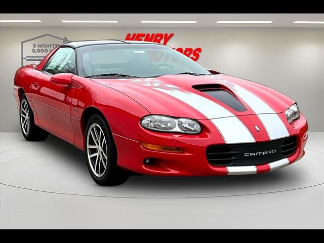 Red 2002 Chevrolet Camaro Z28 Coupe RWD Coupe Rear-Wheel Drive Automatic