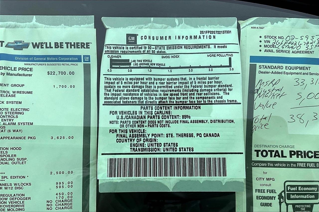 Chevrolet Camaro  2002