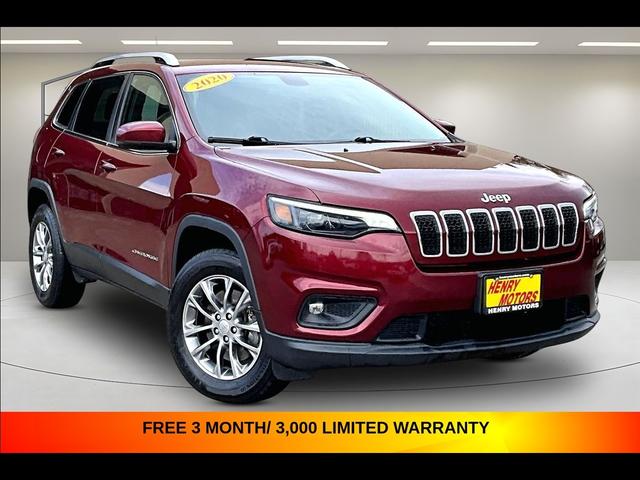 Red 2020 Jeep Cherokee Latitude Plus 4WD SUV / Crossover Four-Wheel Drive Automatic